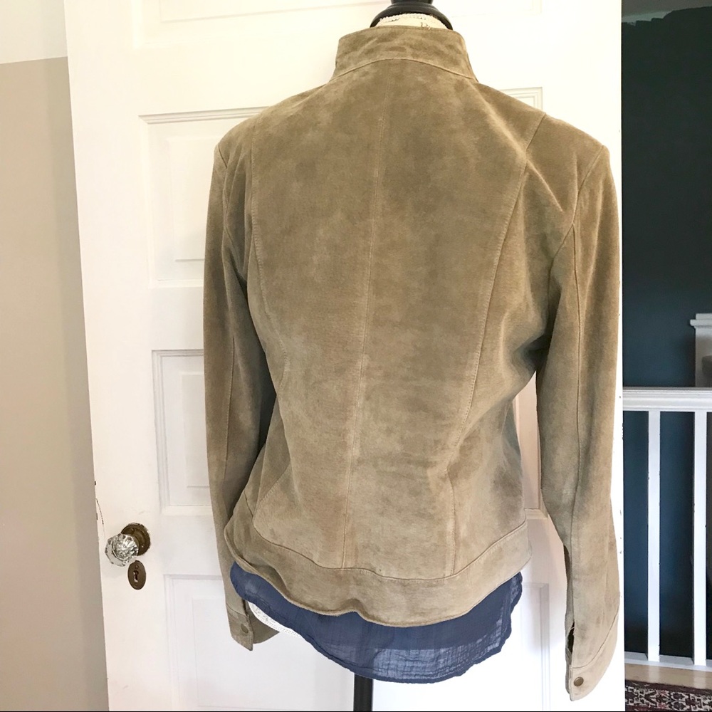 Vintage 100% leather zip up jacket - Picture 8 of 8